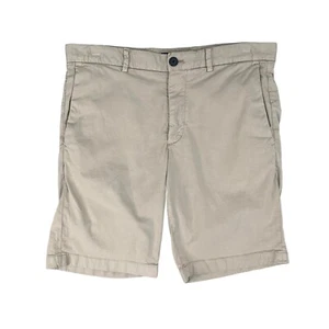 Theory Shorts Mens 32 Parchment Beige Zaine Garment Dyed Cotton Stretch Chino - Picture 1 of 10