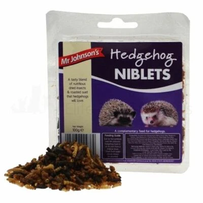 Mr Johnsons Hedgehog Food Niblets Dried Insects & Roasted Suet 100g