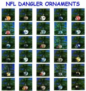 NFL HELMET DANGLER ORNAMENT DECORATION LICENSED GUMBALL FOOTBALL - YOU PICK TEAM - Picture 1 of 33