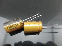 JAPAN 4PCS  Nichicon MUSE FG（Fine Gold) 330Uf 50V 330mfd Audio Capacitor