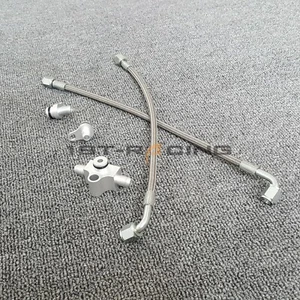Kit de línea de alimentación de aceite turbo doble TD03 TD04 turbocompresores para BMW N54 135i 335i 535i - Imagen 1 de 7