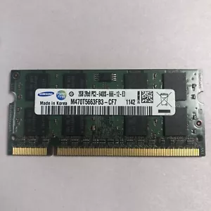 Samsung 2GB M470T5663FB3-CF7 PC2-6400-666-12-E3 DDR2 RAM - Picture 1 of 2