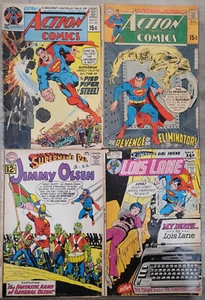 Action Comics 379, 398, Lois Lane 115 and Jimmy Olsen 60 free shipping - Foto 1 di 9