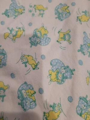 Manta de Seguridad Circo Payaso Carter De Colección Suave Azul Amarillo Lovey Baby Foto 1 de 4