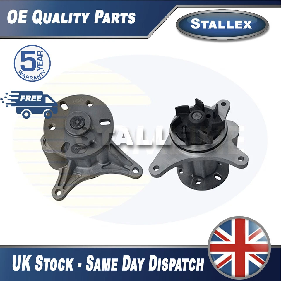 Fits Peugeot 407 2005-2008 Citroen C6 2005-2011 2.7 HDi Water Pump Stallex - image 1 of 2