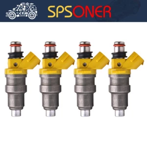 4PCS 1001-87650 700CC High impedance Fuel Injector Fits Toyota Corolla Supra MR2 - Foto 1 di 6
