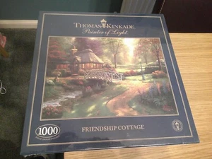 THOMAS KINKADE FRIENDSHIP COTTAGE 1000 PIECE JIGSAW NEW FREE UK POST - Picture 1 of 3