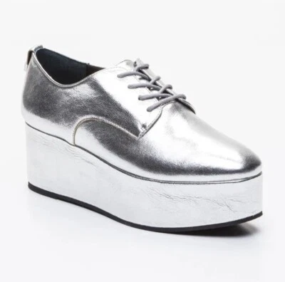 Scarpe Derby color argento - Immagine 1 di 4