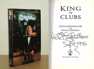 Peter Stringfellow - King of Clubs - Signed - 1st/1st (1996 First Edition DJ) - Foto 1 di 5