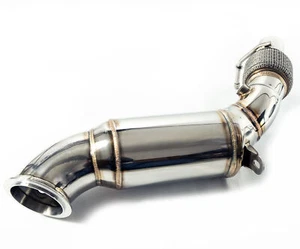 Streetstar Edelstahl Downpipe 80mm 3 Zoll für BMW 1er F20 F21 116i 118i 120i - Bild 1 von 4