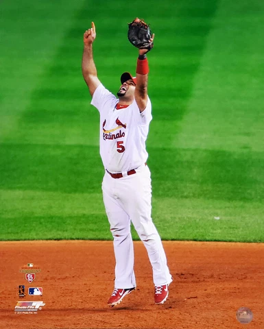 Albert Pujols ELEVATE St. Louis Cardinals 2011 World Series Premium 16x20 POSTER Cover