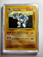 Pokémon Cards Machoke Base Set 34/102 Regular Unlimited Uncommon