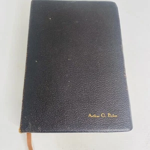 The Ryrie Study Bible New American Standard 1978 Bonded Leather Black Vtg Moody - Picture 1 of 19