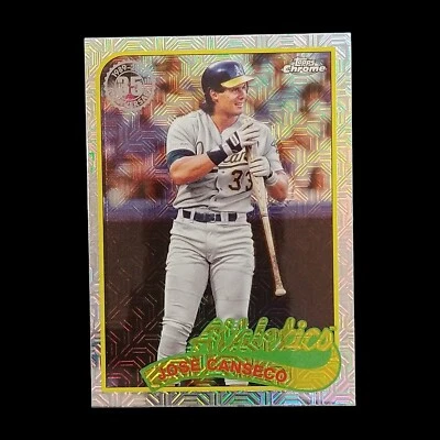 2024 Topps Chrome Jose Canseco Silver Pack Refractor - Image 1 of 2