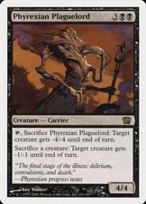 MTG - Black - Phyrexian Plaguelord - Eighth Edition - Creature