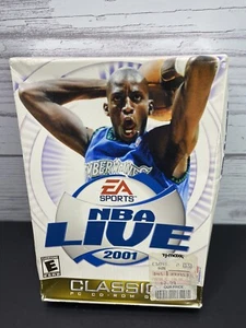 NBA LIVE 2001 - PC CD-ROM - EA Sports - 2001 - New Sealed - Damaged Big Box - Picture 1 of 9