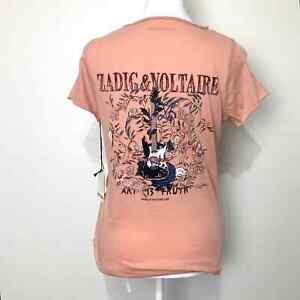 Zadig & Voltaire Guitar Henley T-Shirt Women's XS NWT
