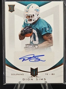 2013 Momentum Rookie Signatures #129 Dion Sims Auto /599 - NM-MT - Picture 1 of 2