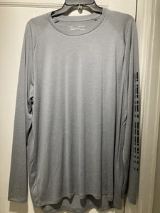 Under Armour Herren Langarm Tech T-Shirt Heat Gear Loose Fit Gr. XL grau - Bild 1 von 6