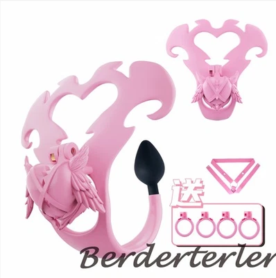 Gaiola de castidade masculina maricas abstinência dispositivo de castidade bloqueio Cb masculino  - Imagem 1 de 4