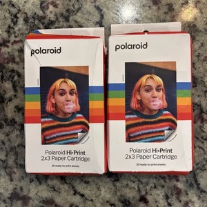 Polaroid Originals Hi Print 2x3 In Paper Cartridge 20 Sheets. New Lot Of 2 - Bild 1 von 2