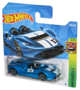 Hot Wheels HW Exotics 6/10 (2022) Blue McLaren Elva Car 203/250 - (Short Card) - Picture 1 of 1