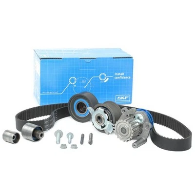 Kit de bomba de agua y correa de distribución SKF genuina para Audi Seat Skoda VW VKMC 01263-1 Foto 1 de 4