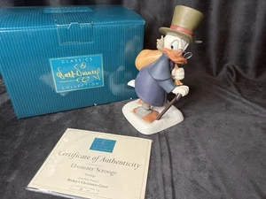 WDCC Disney Mickey's Christmas Carol Ebeneezer Scrooge Statue LE MIB COA RARE - Picture 1 of 7