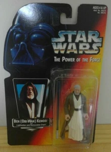 Tarjeta roja Star Wars OBI WAN BEN KENOBI POTF Power of the Force 1995 totalmente nueva - Imagen 1 de 2