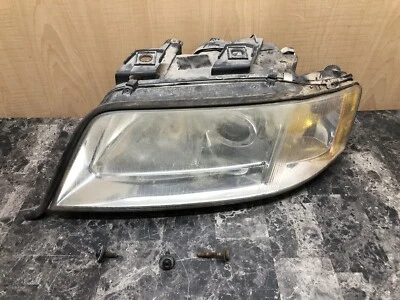 Faro conductor izquierdo Audi A6 1998-2001 fabricante de equipos originales con tornillos luz de la lámpara principal C5 Foto 1 de 4