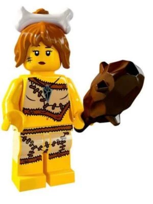 LEGO 8805 Minifigures Series 5 Cave Woman Minifigure Sealed in pack  - Image 1 of 2