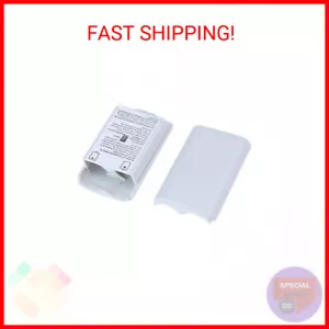 Trenro 2X White Battery Pack Cover Shell Case Kit for Xbox 360 Wireless Controll - Picture 1 of 2