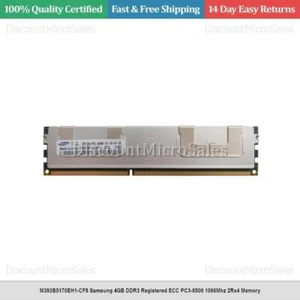 M393B5170EH1-CF8 Samsung 4GB DDR3 Registered ECC PC3-8500 1066Mhz 2Rx4 Memory - Picture 1 of 1