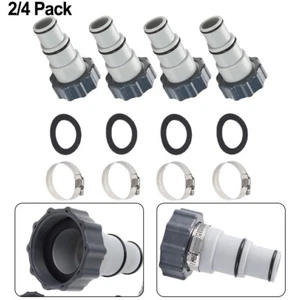 Gewinde auf Klemme Style Schlauchadapter für Intex Pool mit 1,5 und 1,25 Zoll Schläuchen - Bild 1 von 10