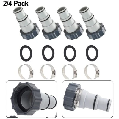 Gewinde auf Klemme Style Schlauchadapter für Intex Pool mit 1,5 und 1,25 Zoll Schläuchen - Bild 1 von 3