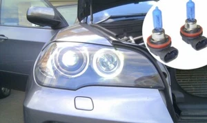Pair 35W H8 7500K Xenon Halo Angel eye bulbs for BMW Z4 2008-2013 - Picture 1 of 11