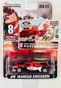 1:64 2022 Greenlight Marcus Ericsson #8 Huski Ganassi Indy 500 Winning  IndyCar - Picture 1 of 2