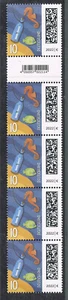 Flaschenpost 3723R, 10C, 5er Streifen m Nr. u. EAN-Code +DPEL, 4.Ausgabe, ** - Bild 1 von 2