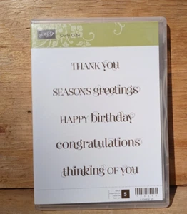 Stampin Up! CURLY CUTE - Thank You, Seasons Greetings, Birthday, Congrats - - Picture 1 of 2