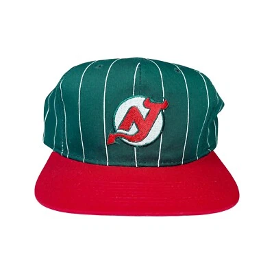 DE COLECCIÓN RARO NHL NUEVA JERSEY DEVILS STARTER DOS TONOS RAYAS NAVIDAD SNAPBACK  Foto 1 de 4