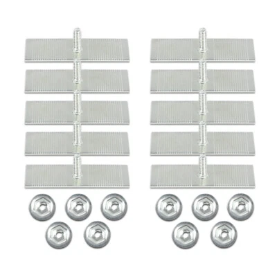 Universal 1/2"-2-1/2" Body Fender Door Belt Trim Moulding Clips Fit For Ford Foto 1 de 4