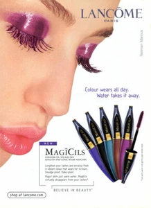 Lancome Magicils 2003 máscara de pestañas maquillaje 1 página anuncio de revista - Imagen 1 de 1