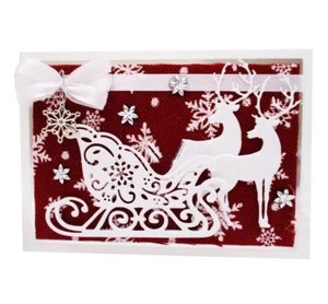 Christmas Dies Deer Metal Cutting Dies Craft Cuts die for Scrapbooking DIY card - Picture 1 of 3