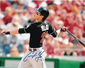 CHRISTIAN YELICH MIAMI MARLINS ACTION SIGNED 8x10 - Picture 1 of 1