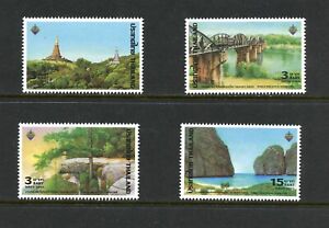 R1825  Thailand  2003   tourism,  River Kwai Bridge etc.    4v.   MNH