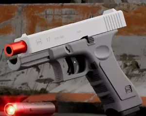 G17 Glock 17 Automatische Spielzeugpistole l Laser Dual-Mode Grau Soft Bullet - Picture 1 of 4