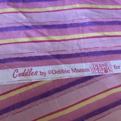 FABRIC Pink Stripe For Quilting, Sewing & Crafts - Image 1 of 4