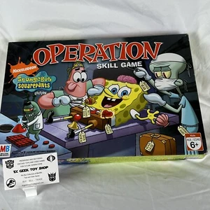 Sponge Bob Squarepants Operation Board Game 2007 Nickelodeon Complete Works - Picture 1 of 20