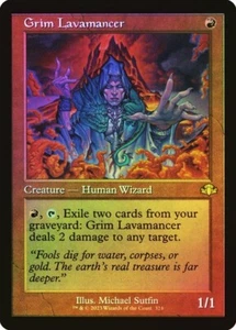Grim Lavamancer FOIL RETRO - 324 - Rare - Dominaria Remastered DMR MTG - Picture 1 of 1