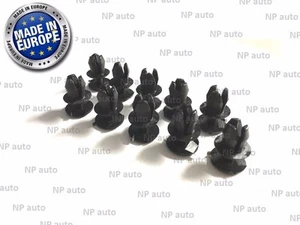 10X AUDI VW INTERIOR TRIM GRILL 3338676334FB PANEL PUSH RIVERT FASTENER CLIPS - Picture 1 of 5